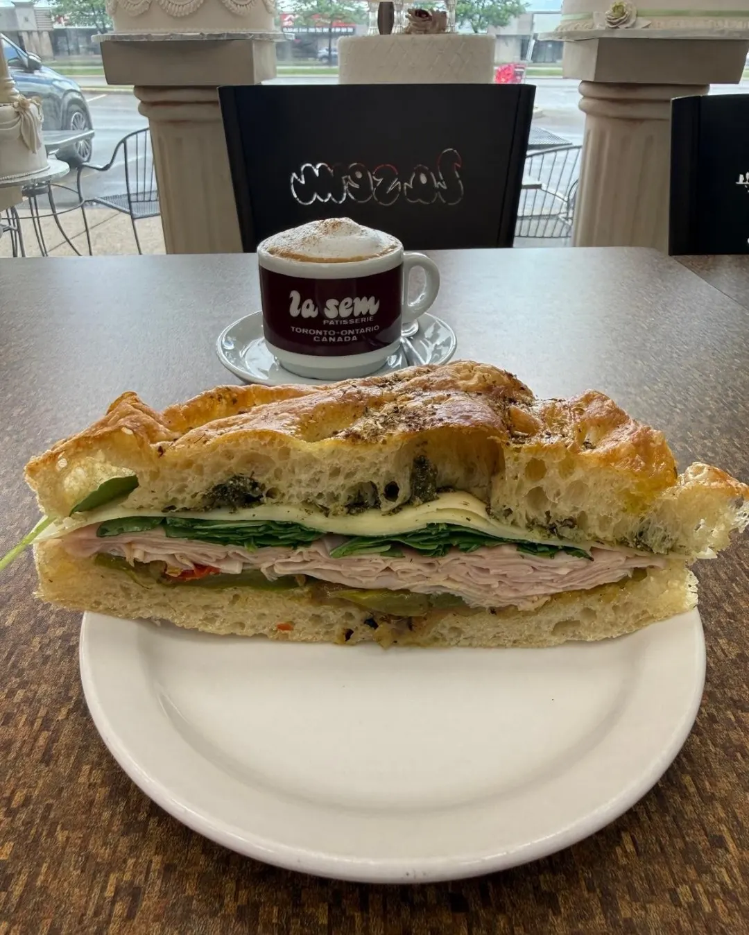 Focaccia sandwiches